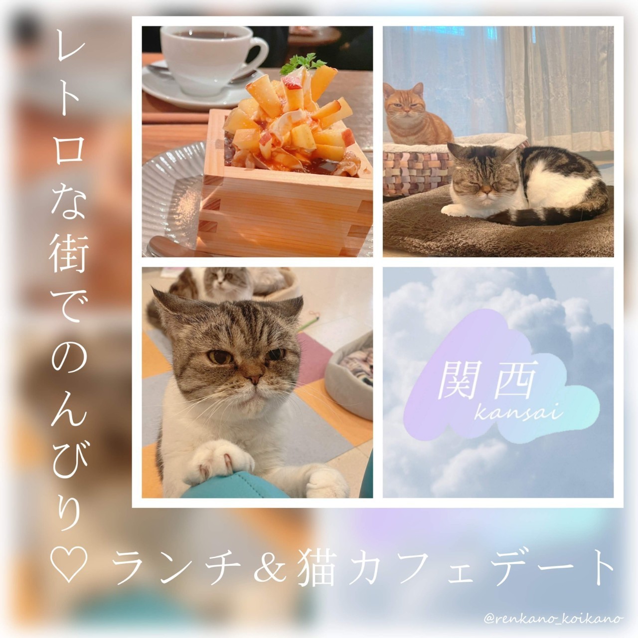 レトロな街でのんびり♡ランチ＆猫カフェデート