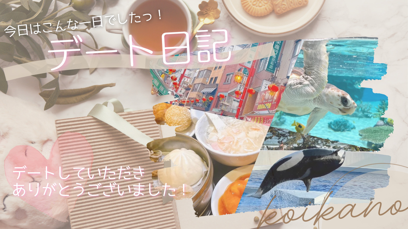 【南京町&須磨シーワールドで過ごす癒やしの1日デート♡】