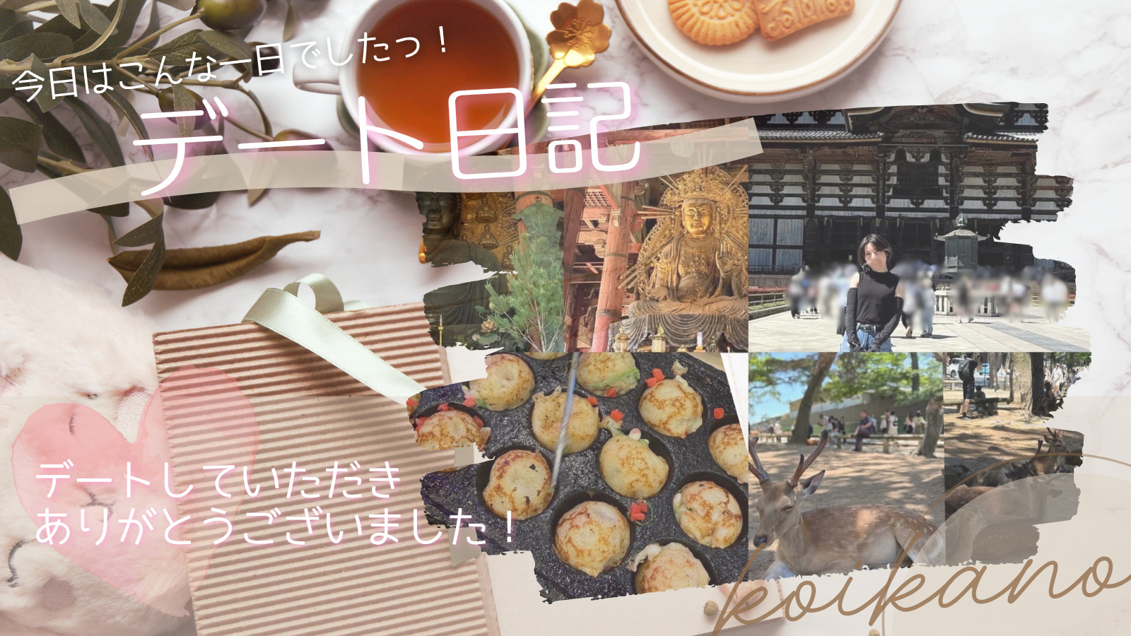 【鹿さんとの癒し時間と初めてのたこ焼き体験🦌🐙✨】